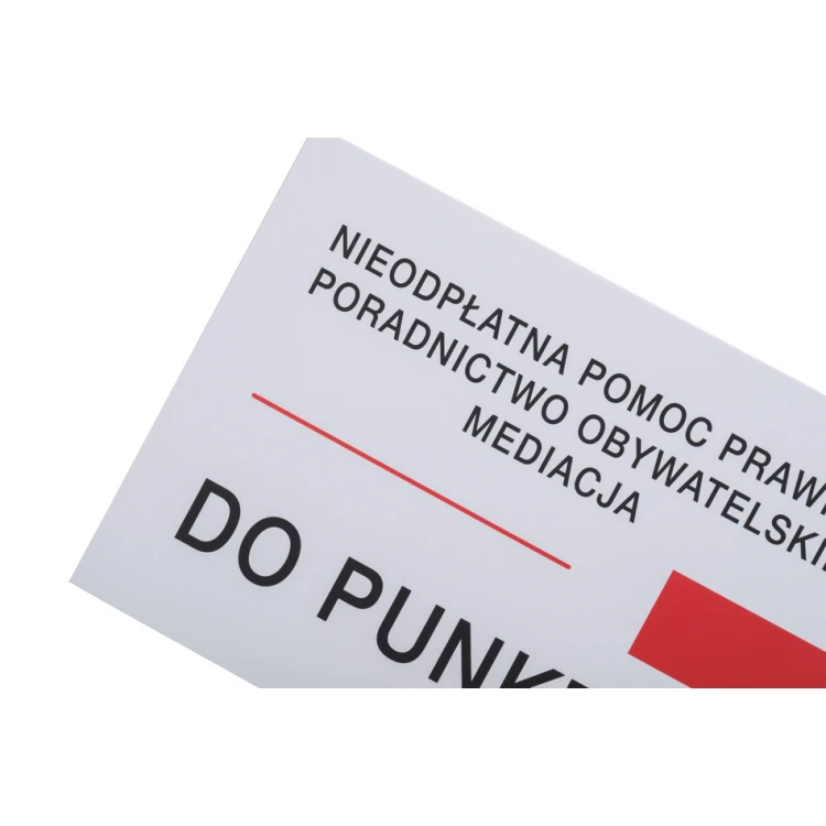 Richtungsschild mit beliebigem Text - Größe 600x300mm - PVC - UV-Druck - SZUV032