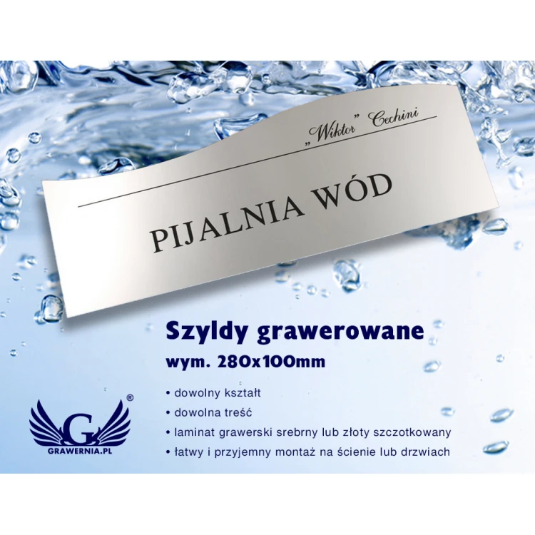 Türschild - SZ006 - Abm. 280x100mm