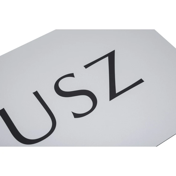 Notarschild - DIBOND MATT Silber 3mm - UV-Druck - Abm. 900x300mm - SZUV030