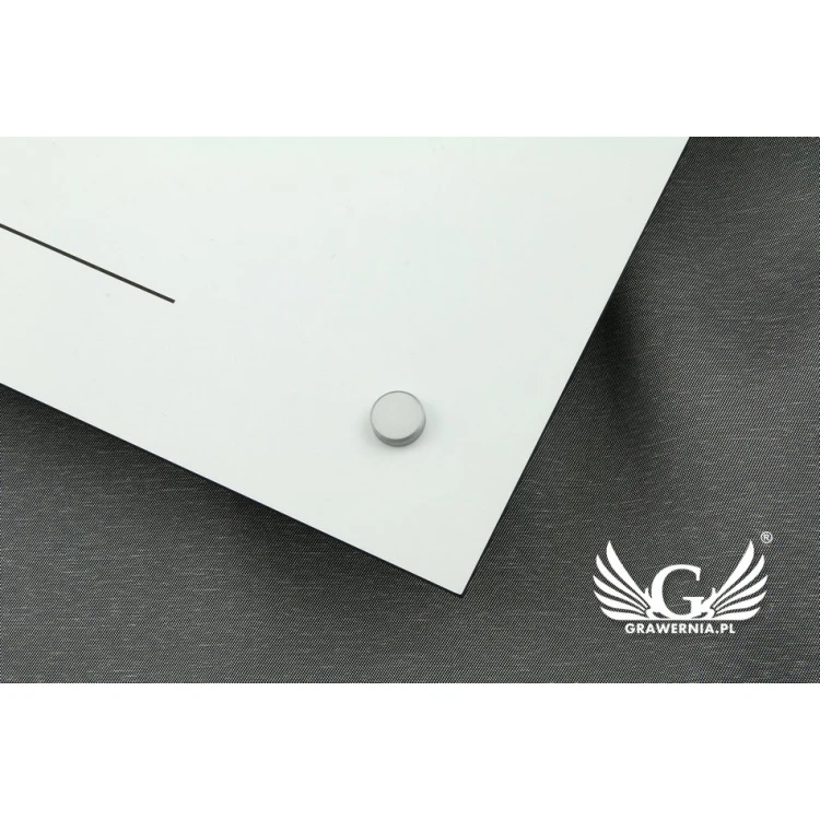 SCHILD KANZLEI - weißes Laminat - Öffnungszeiten - SZ086 - Abmessungen 500x210mm