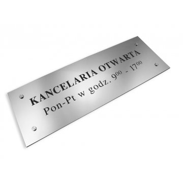 NOTARSCHILDER - Kanzlei geöffnet - SZ020 - Abmessungen 500x175mm
