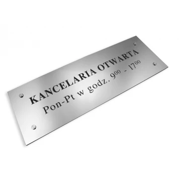 NOTARSCHILDER - Kanzlei geöffnet - SZ020 - Abmessungen 500x175mm