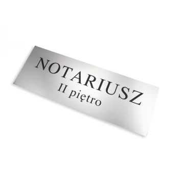 NOTARSCHILD - mit dem Schriftzug NOTAR - SZ021 - Abmessungen 500x175mm