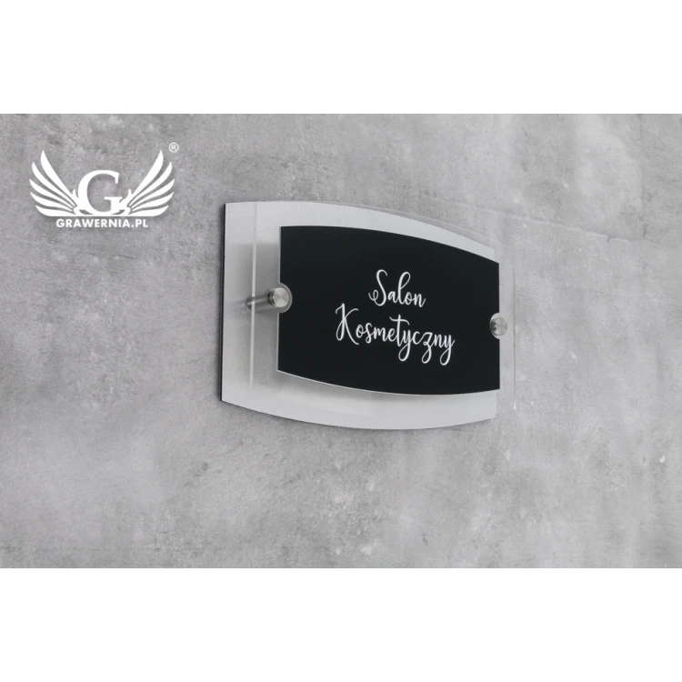 Türschild mit Firmenname - Größe 210x140mm - SPD014