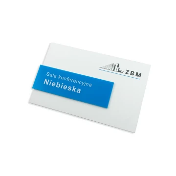 Türschild mit farbigem Acryl - Abmessungen 250x160mm - SPD021