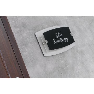 Türschild mit Firmenname - Größe 210x140mm - SPD014