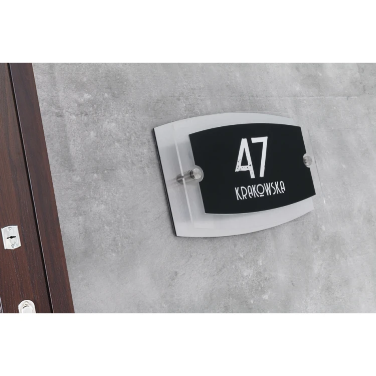 Türschild mit Raumnummer - Größe 210x140mm - SPD015