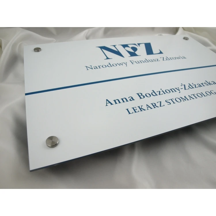ZAHNARZTSCHILD - Haupttafel - SZ040 - Abmessungen 550x350mm