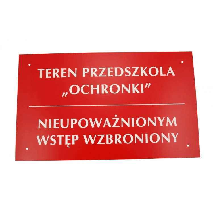 Schild KINDERGARTENGELÄNDE UNBEFUGTEN ZUTRITT VERBOTEN - SZ016 - Größe 500x300mm