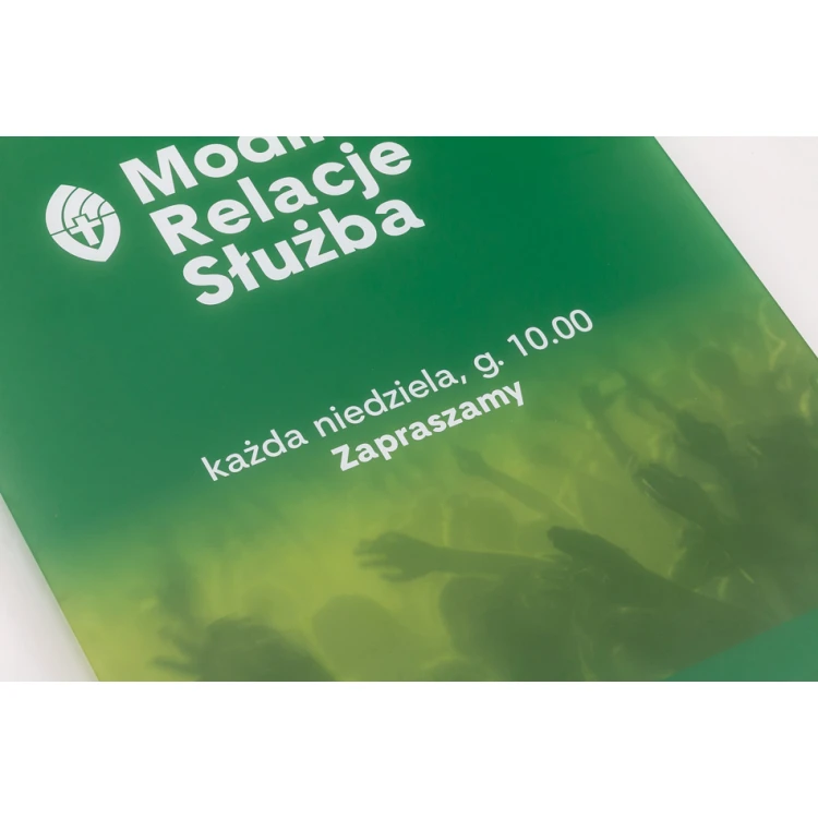 Schild für Fenster aus mattiertem Plexiglas, 3mm dick, mit Saugnäpfen montiert - UV-Druck - frostweißes halbtransparentes Plexi - Maße 400x300mm - UV-Druck - SZ147