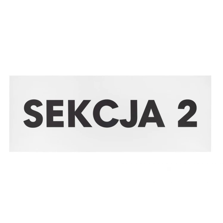 Schild mit beliebigem Text - Größe 800x300mm - PVC - UV-Druck - SZUV034