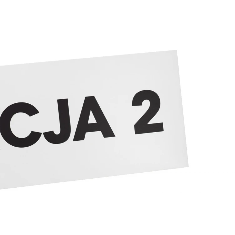 Schild mit beliebigem Text - Größe 800x300mm - PVC - UV-Druck - SZUV034