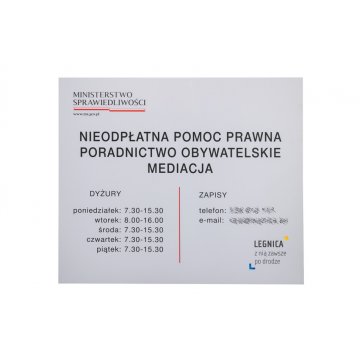 Schild mit Öffnungszeiten und Logos - Abm. 700x600mm - PVC - UV-Druck - SZUV033