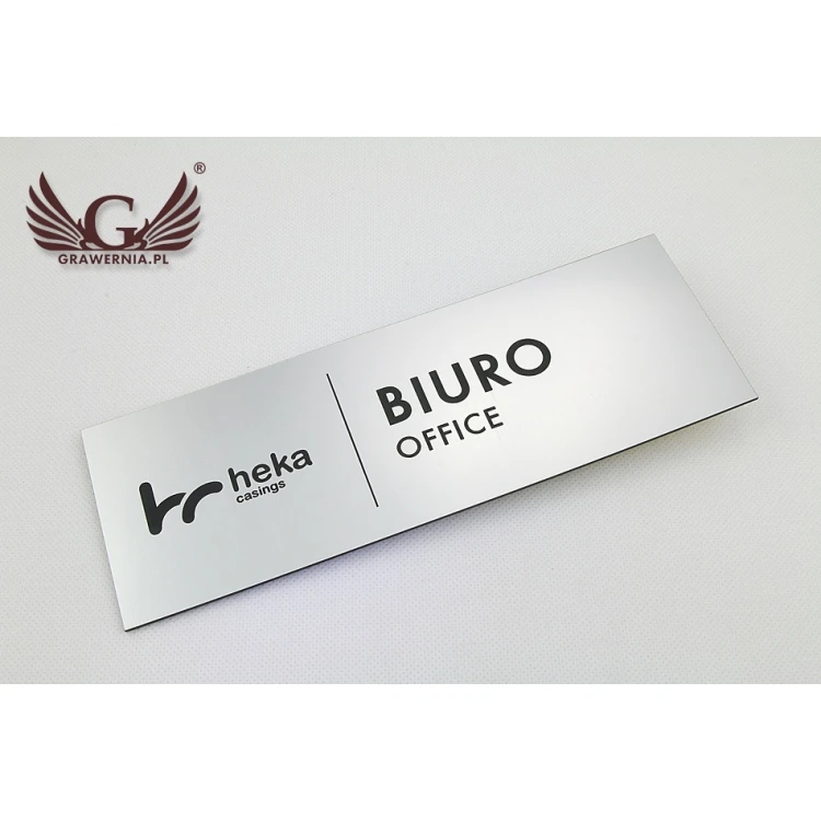 Schilder für Unternehmen, Büro, Hotel - SZ057 - Abmessungen 220x80mm