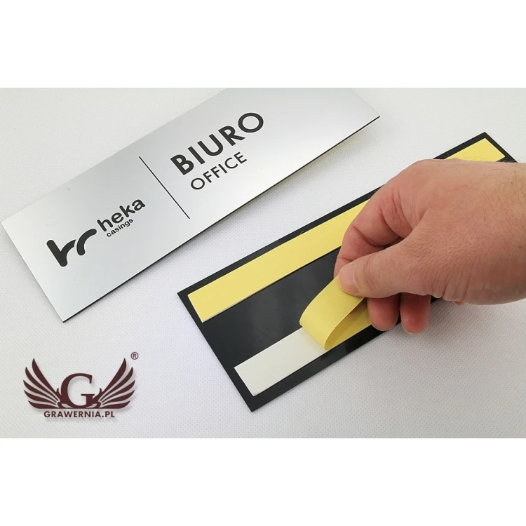 Schilder für Unternehmen, Büro, Hotel - SZ057 - Abmessungen 220x80mm
