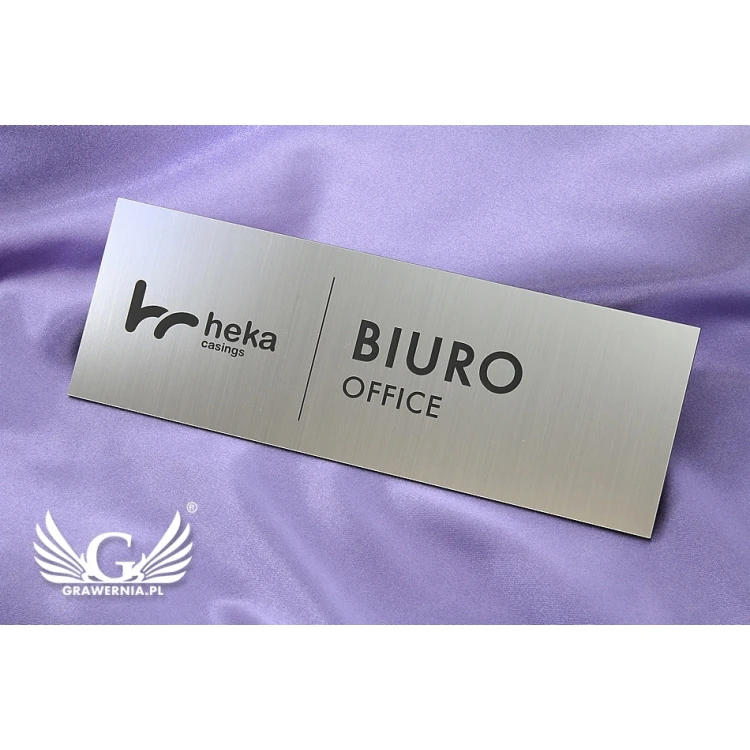 Schilder für Unternehmen, Büro, Hotel - SZ057 - Abmessungen 220x80mm