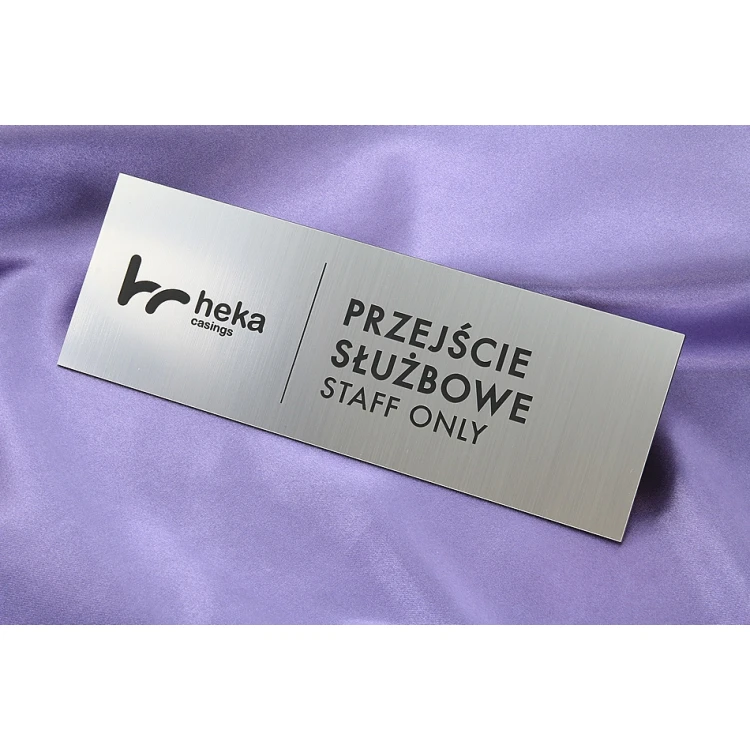 Schilder für Unternehmen, Büro, Hotel - SZ057 - Abmessungen 220x80mm