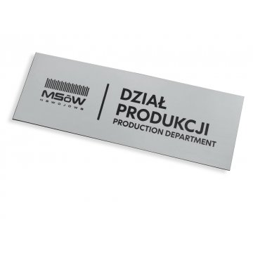 Schilder für Unternehmen, Büro, Hotel - SZ052 - Abmessungen 230x80mm