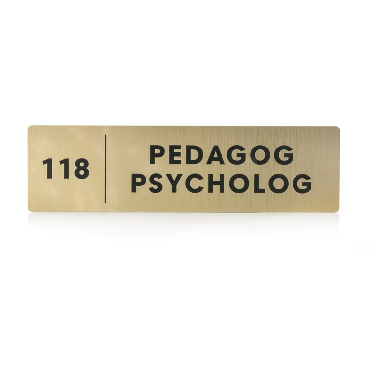 Schilder für Schule, Büro, Hotel - SZ138 - Größe 290x80mm