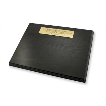 TAFEL ZUM EINSCHLAGEN VON STANDARDFÄHNCHENNÄGELN - DUNKEL - Abm. 430x320mm - TAB054