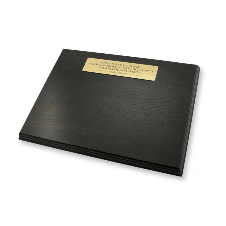 TAFEL ZUM EINSCHLAGEN VON STANDARDFÄHNCHENNÄGELN - DUNKEL - Abm. 430x320mm - TAB054