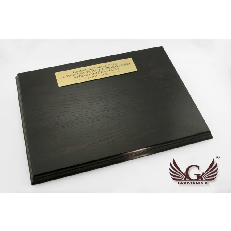 TAFEL ZUM EINSCHLAGEN VON STANDARDFÄHNCHENNÄGELN - DUNKEL - Abm. 430x320mm - TAB054