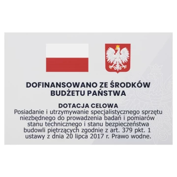 Staatliche Fördertafel - geschäumtes PVC - Abmessungen 600x400 mm - TAB664