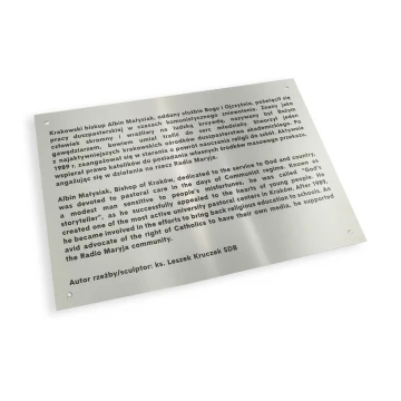 Stahltafel - SZ083 - Abm. 420x300mm