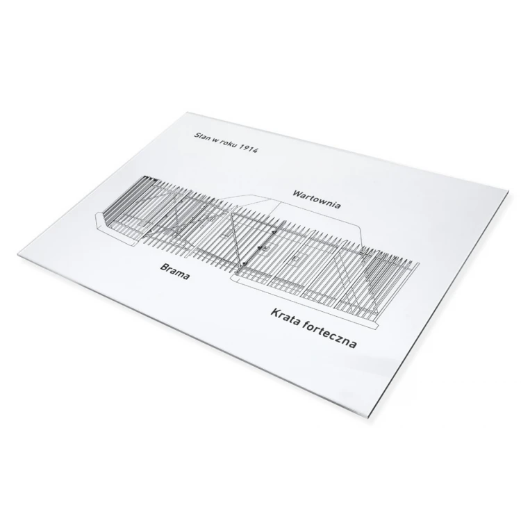 Plexiglas-Tafel transparent - beliebiger UV-Druck - Abm. 597x420mm - TAB453