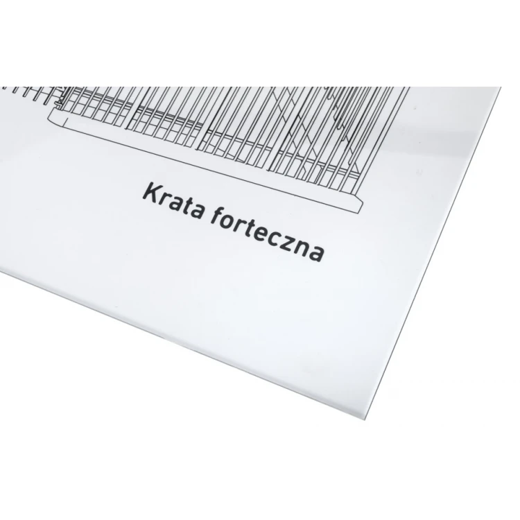Plexiglas-Tafel transparent - beliebiger UV-Druck - Abm. 597x420mm - TAB453