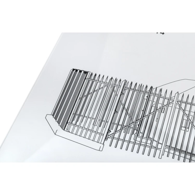 Plexiglas-Tafel transparent - beliebiger UV-Druck - Abm. 597x420mm - TAB453