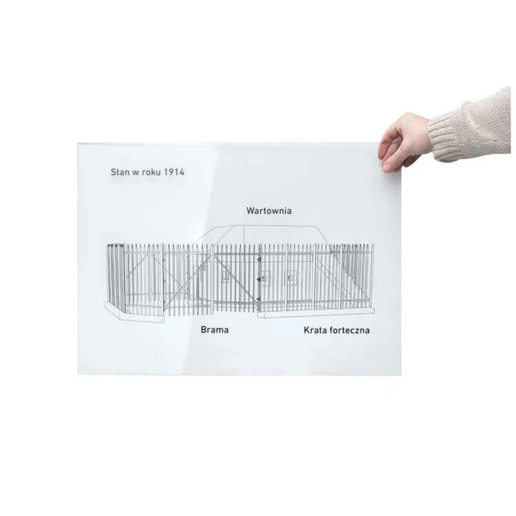 Plexiglas-Tafel transparent - beliebiger UV-Druck - Abm. 597x420mm - TAB453