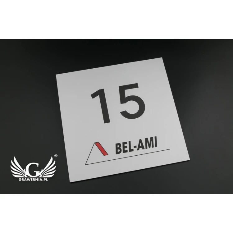 DIBOND MAT Silberplatte 3mm - UV-Druck - Abm. 200x200mm - SZUV015