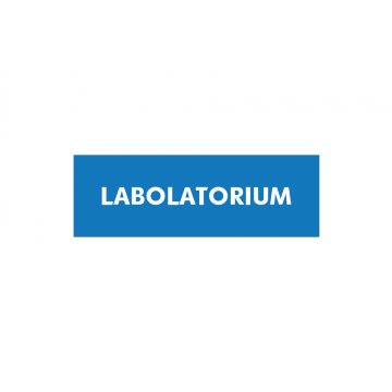 Laborschild, Sterilisator - Abm. 210x70mm - PVC - UV-Druck - TAB167