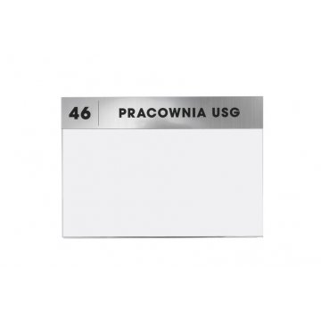 Informationsplatte für austauschbare A5-Karte Abm. 210x148mm - TAB068