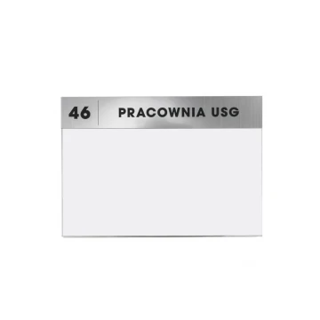 Informationsplatte für austauschbare A5-Karte Abm. 210x148mm - TAB068