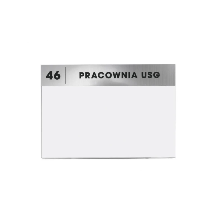 Informationsplatte für austauschbare A5-Karte Abm. 210x148mm - TAB068