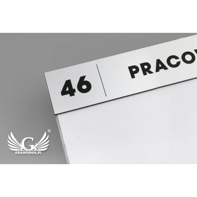 Informationsplatte für austauschbare A5-Karte Abm. 210x148mm - TAB068