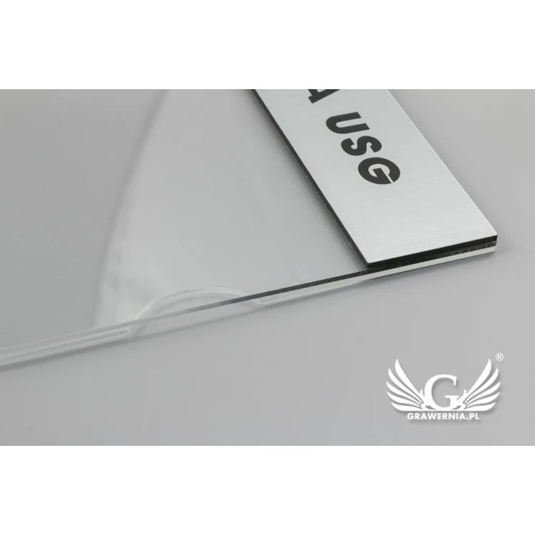 Informationsplatte für austauschbare A5-Karte Abm. 210x148mm - TAB068
