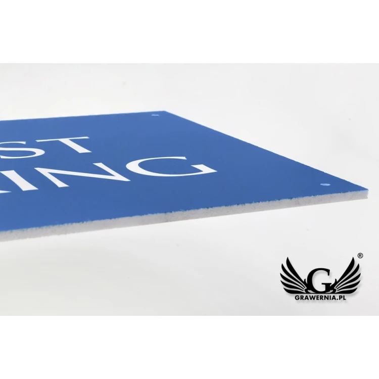 Informationsplatte Parkplatz für Gäste - Größe 300x150mm - PVC - farbiger UV-Druck - TAB065