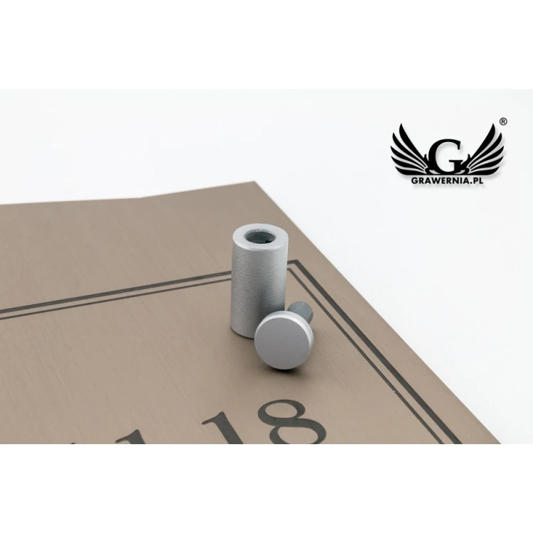 Informationsplatte - Stockwerke und Zimmer - Größe 300x150mm - Laminat Caffe Latte - SZ132