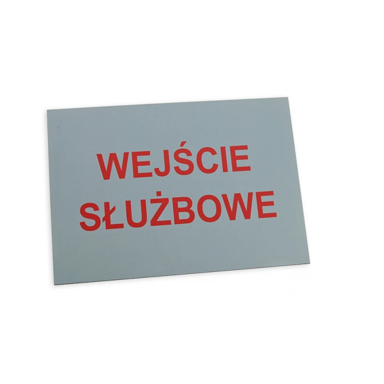 Informationsschild Diensteingang - Größe 210x148mm (A5) - UV-DRUCK