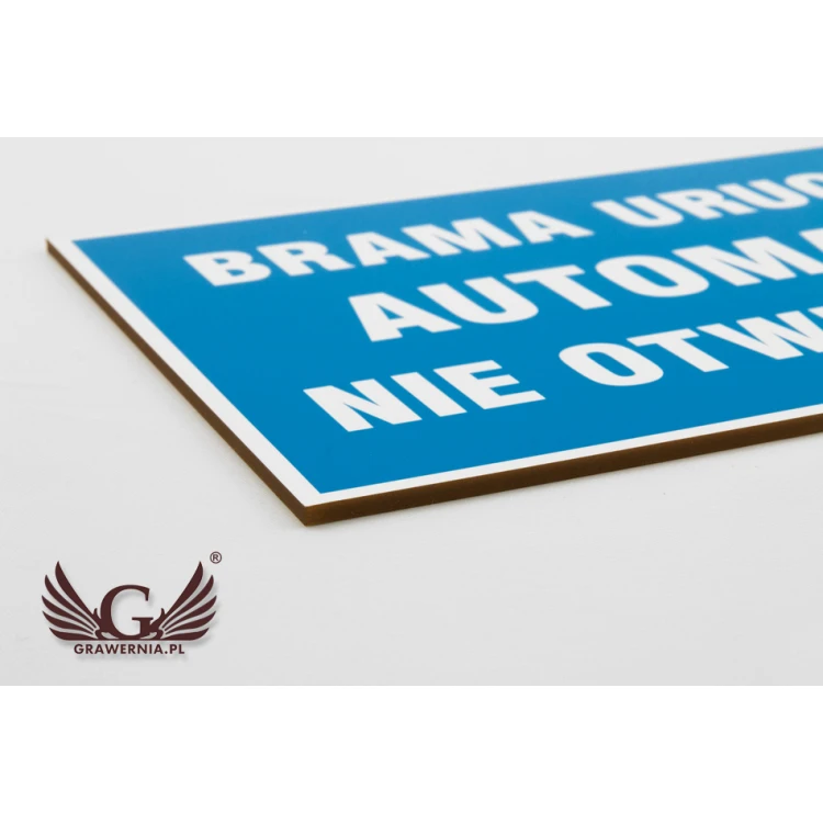 Informationsplatte - Abm. 300x150mm - PVC - farbiger UV-Druck - TAB050