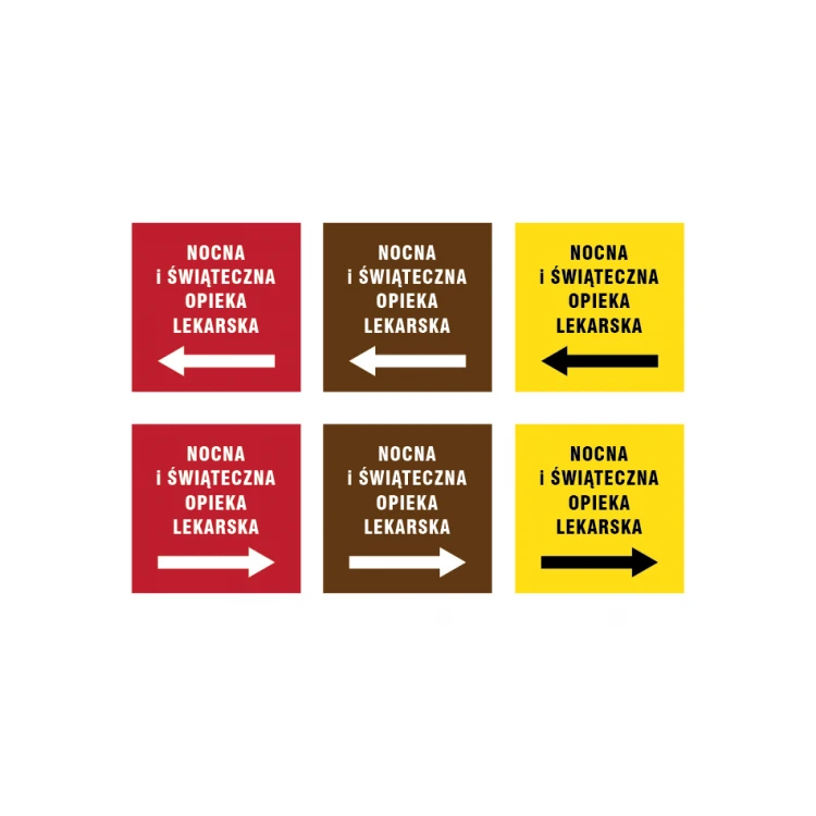 Informationsplatte mit beliebigem Text - Abm. 280x280mm - PVC - farbiger UV-Druck - TME009