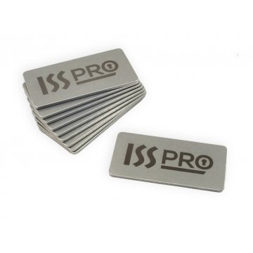 METALLPLATTE MIT DEM LOGO IHRES UNTERNEHMENS - Abmessungen 50x25x1,5mm