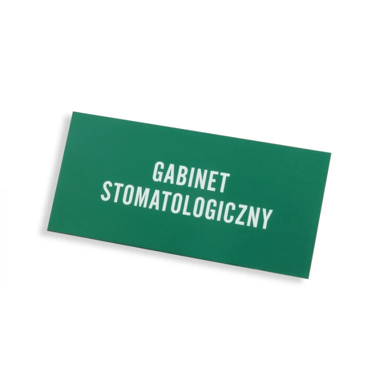 TÜRSCHILD - PVC Material Stärke 0,7mm - Maße 170x80mm - UV-DRUCK