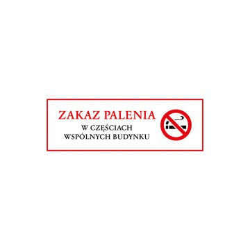 Rauchen verboten - Warnschild Größe 210x70mm - PVC - farbiger UV-Druck - TAB162