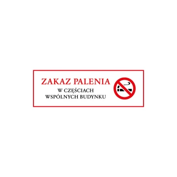 Rauchen verboten - Warnschild Größe 210x70mm - PVC - farbiger UV-Druck - TAB162