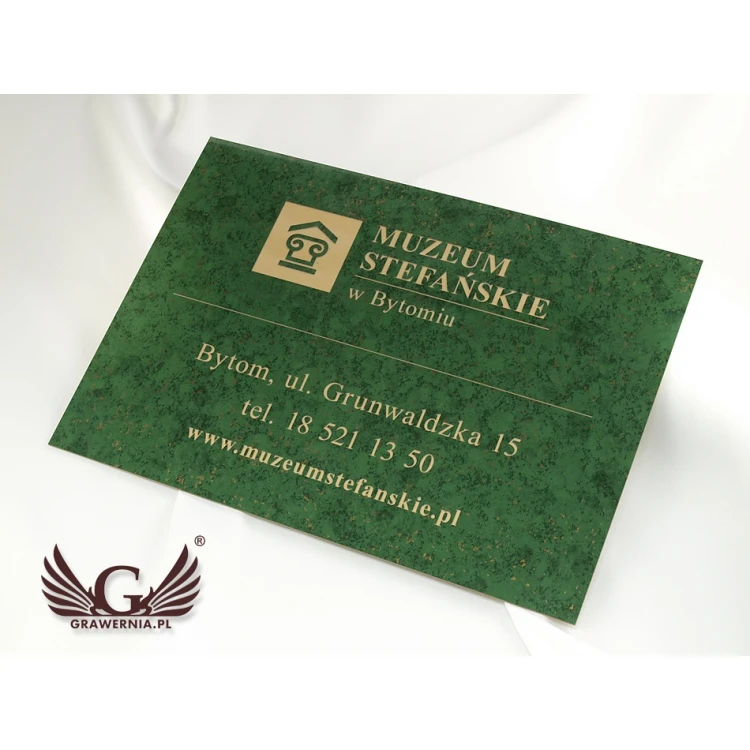 Dekorative Plakette - grüner Marmor - Abm. 297x210mm (Format A4)