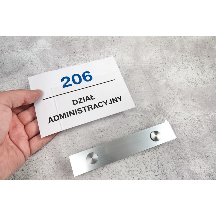 Akryltafel für austauschbares A6 Blatt - 148x105mm - SPD029